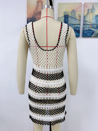 Spring Summer Knitted Long Pullover Loose Color Women Knitwear