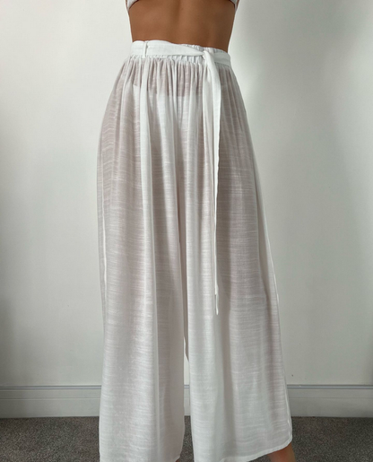Casual Beach Pants Wrap Loose Pants Seaside Vacation Beach Sun Protective Clothing