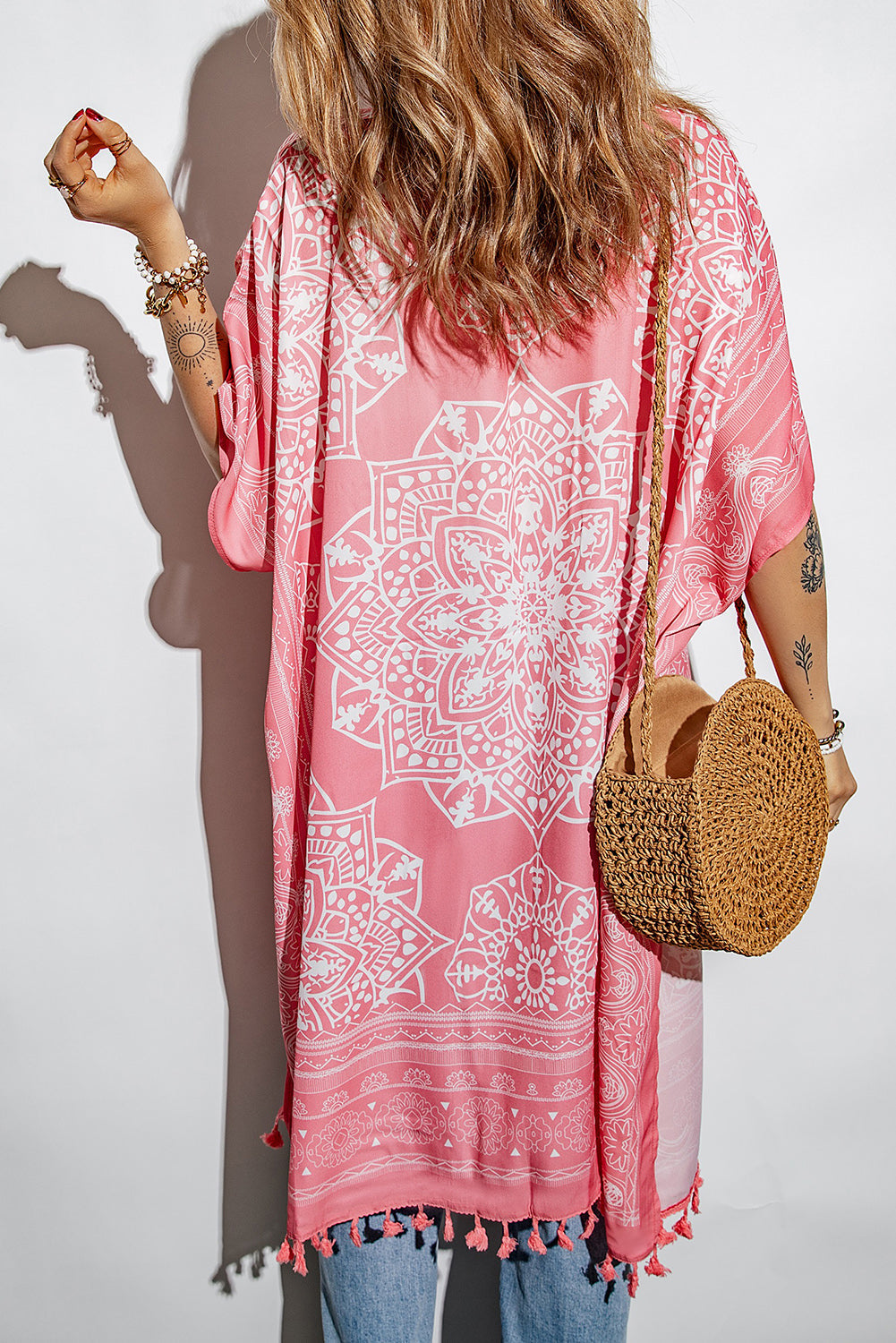 Brown Anja Tassel Kimono