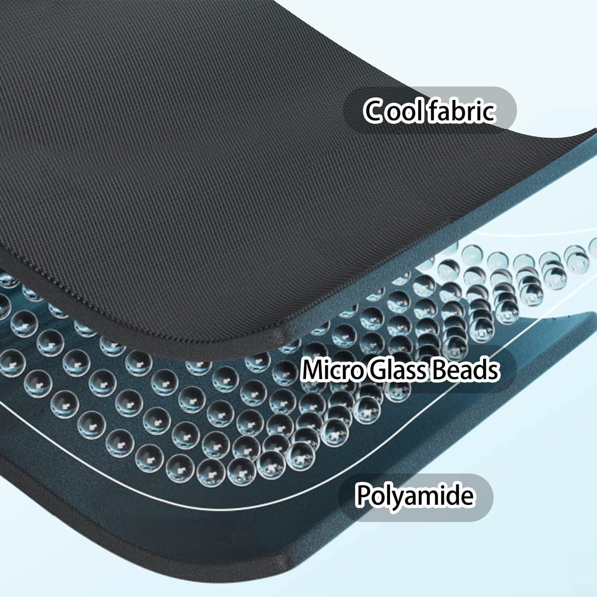 Closeout - Weighted Sleep Mask with Glass Beads for Men Women Sleeping Nap Travel