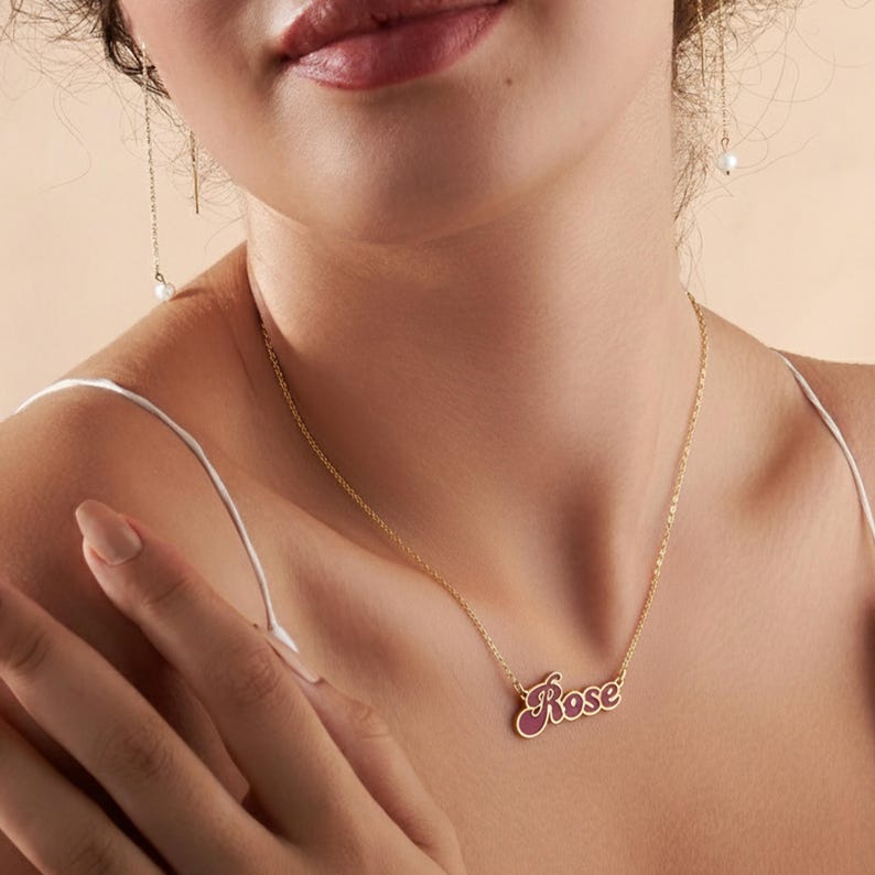 Personalized Cursive Name Necklace