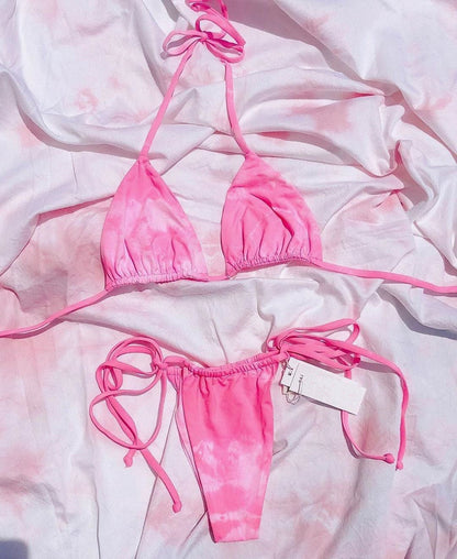 Women Split Swimsuit Rendering Printed Sexy
