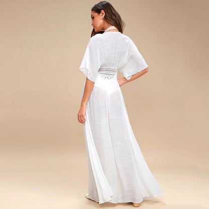 Festival Cloth Lace Rope Loose Beach Sun Protection Clothing than Clothing Kini Outwear Blouse Outer Wear Cardigan Women