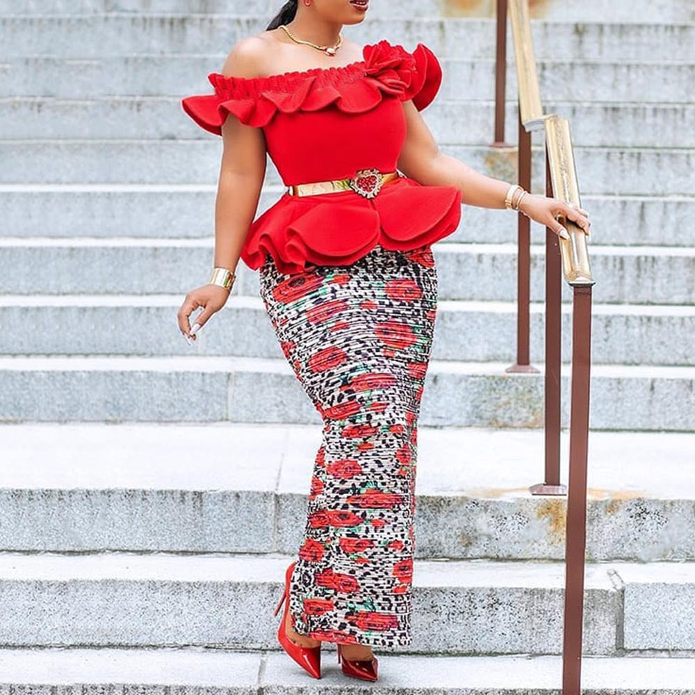 Spring Summer Dress Elegant Sexy Slit Ruffled Cocktail Dress Women