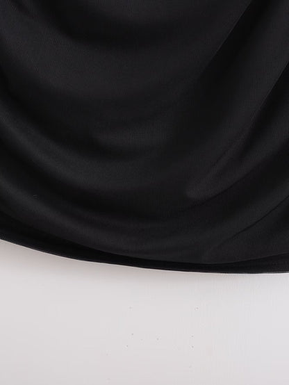 Sexy Minority Velvet Sexy Nightclub Hepburn Dress