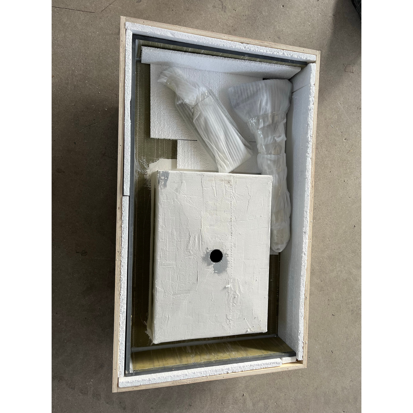 Nero Marquina Black Marble Look Engineered Porcelain Bathroom Sink - Hand-Crafted