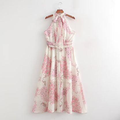 Summer Floral Holiday Dress Women Sexy Dress