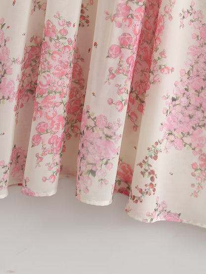 Summer Floral Holiday Dress Women Sexy Dress