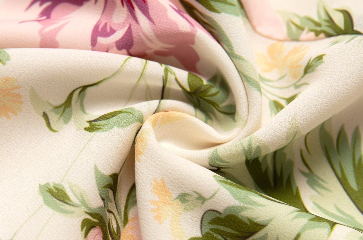 Summer French Vintage Floral Printed High Waist Sexy Side Split Hem Sling Dress