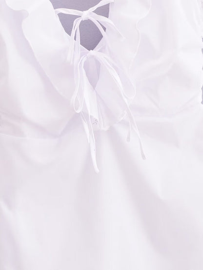 Summer Women Street Elegant Ruffle Dress