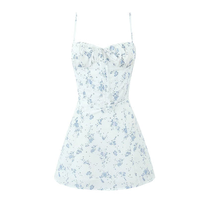 Summer Boning Corset Strap Sling Dress Backless Sexy Dress