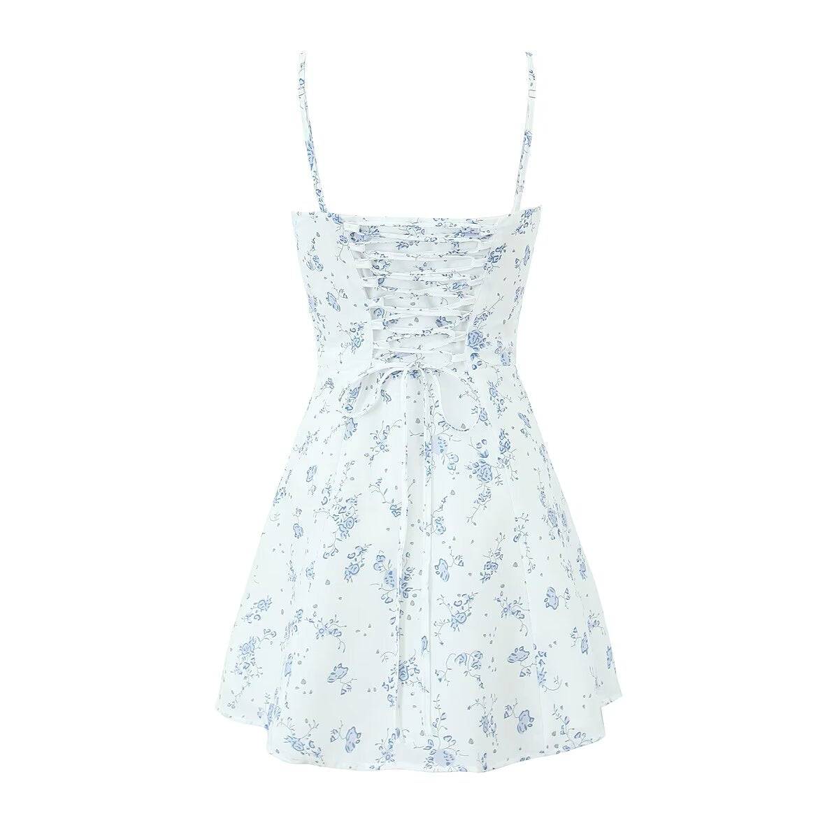 Summer Boning Corset Strap Sling Dress Backless Sexy Dress
