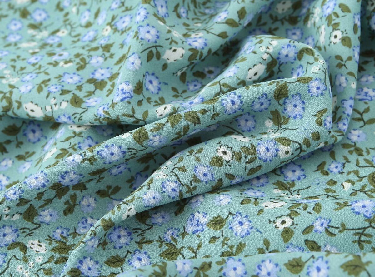 Summer Pastoral Fresh Slim Fit Tied Printing Slip Dress Women