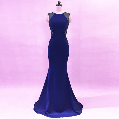 Evening Dress Women Cocktail Host Slim Fit Elegant Five Colors Party Dress Maxi Dress
