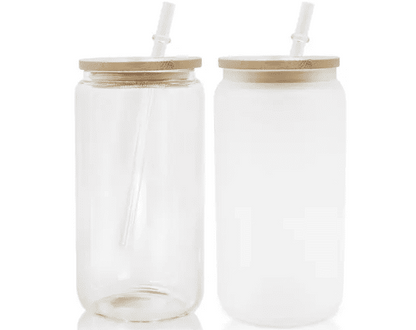 16oz Wifey, Wife, Mothers Day, Valentines Day custom Sublimation Printed Clear or Frost Glass Tumbler, Mug, Jar Cup