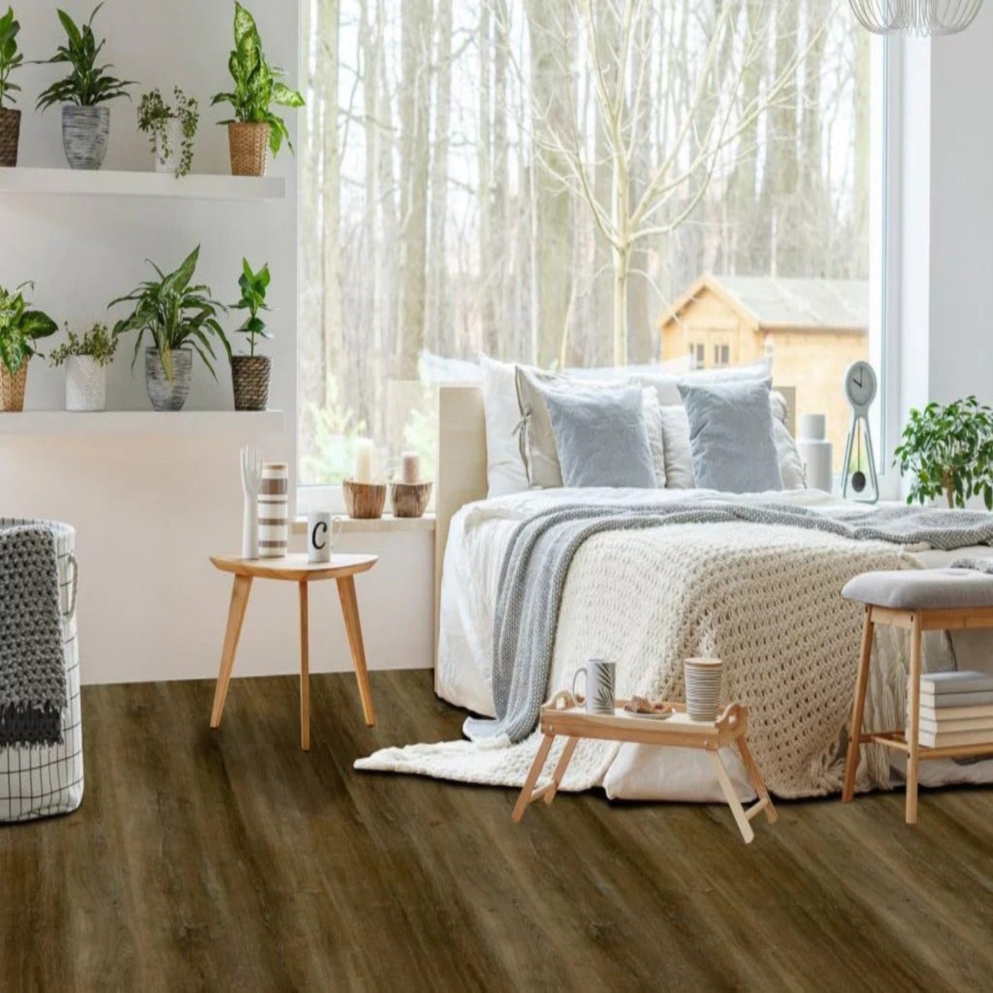 Amanita 22mil Heavy Duty Wear Layer SPC Vinyl Rigid Core 5.08mm Thick, 1mm IXPE Sound P - Pine Collection