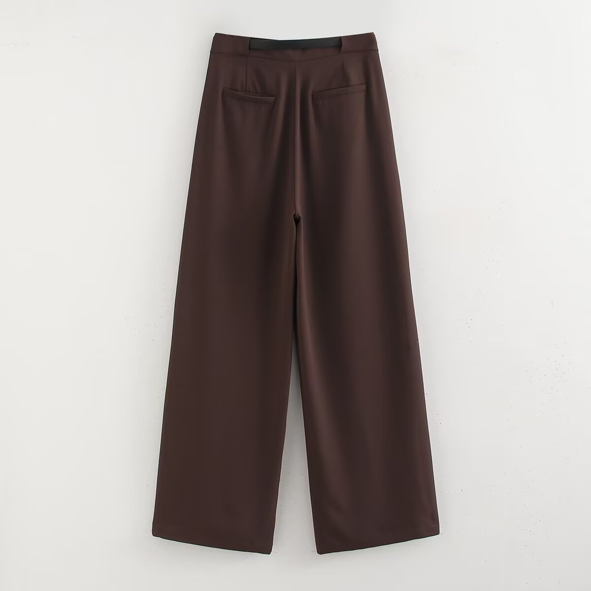 Fall Sets Women Clothing Side Slit Vest Wide Leg Pants