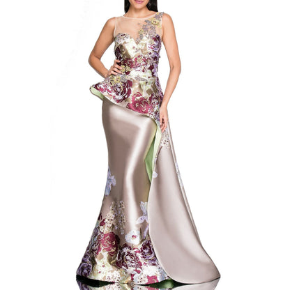 Dress Women Clothing Cocktail Women Elegant Annual Meeting Dress Embroidered Dress
