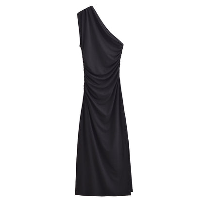 Women Clothing Summer Asymmetric Midi Dress