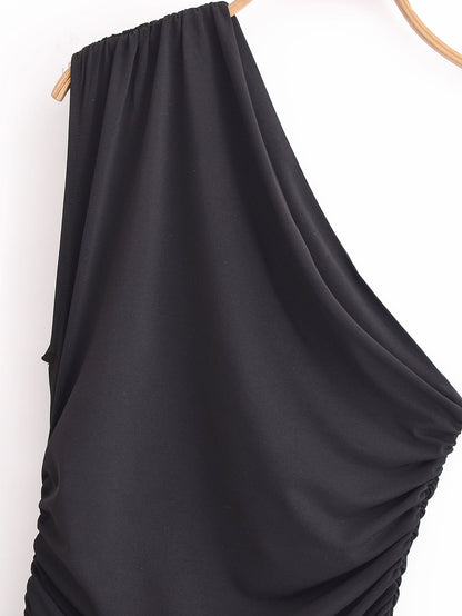 Women Clothing Summer Asymmetric Midi Dress