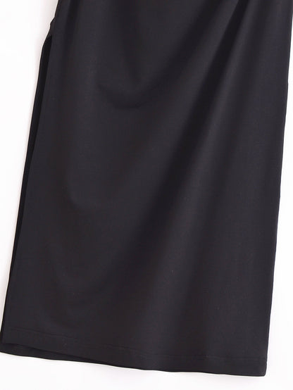 Women Clothing Summer Asymmetric Midi Dress