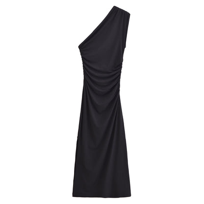 Women Clothing Summer Asymmetric Midi Dress