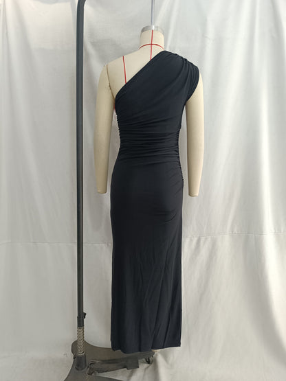 Women Clothing Summer Asymmetric Midi Dress