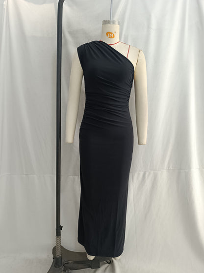 Women Clothing Summer Asymmetric Midi Dress