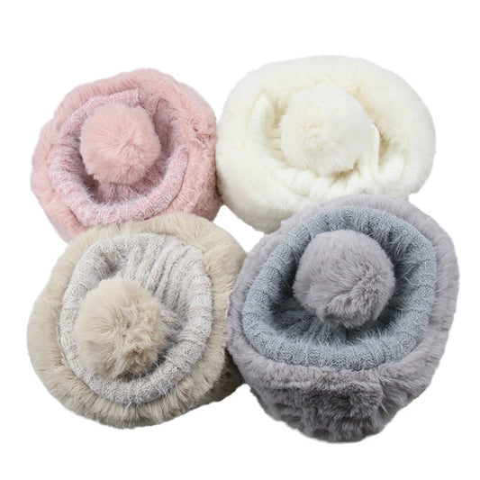 Women’s Winter Princess Mongolian Hat – Warm Plush Fur Fashion Hat