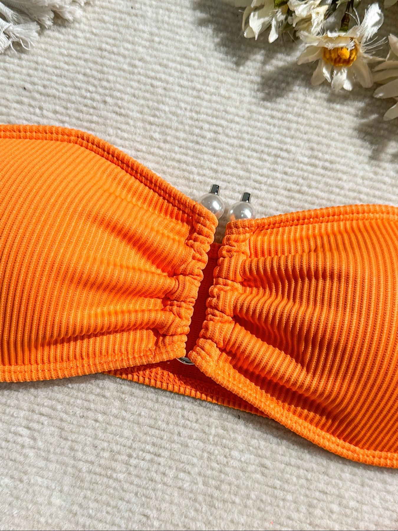 Swimwear Women Flat Bikini Sexy Split High Waist Beach Bikini Swimsuit