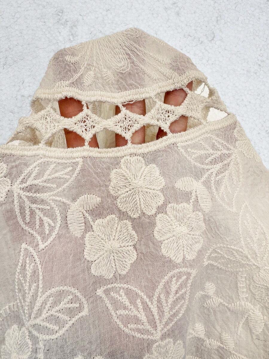 Women Loose Hollowed Lace Cardigan With Sun Protection Shirt Thin top