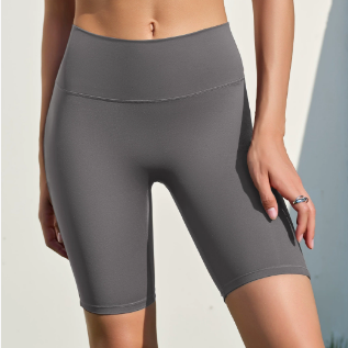 Spring Summer Yoga Fifth Pants Hip Lifting Peach Hip High Waist Belly Contracting Anti Curling Outer Wear Tight Sports Riding Yoga Pants