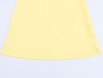 Summer Sexy Slim Fit Bare Back Hanging Collar Dress Women Dress