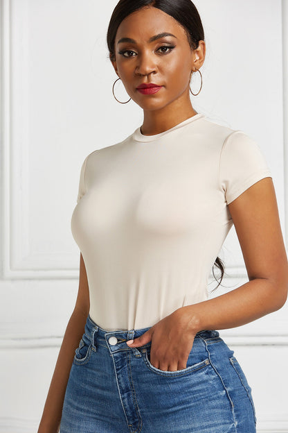 Women Clothing Sexy Solid Color Bottoming Shirt
