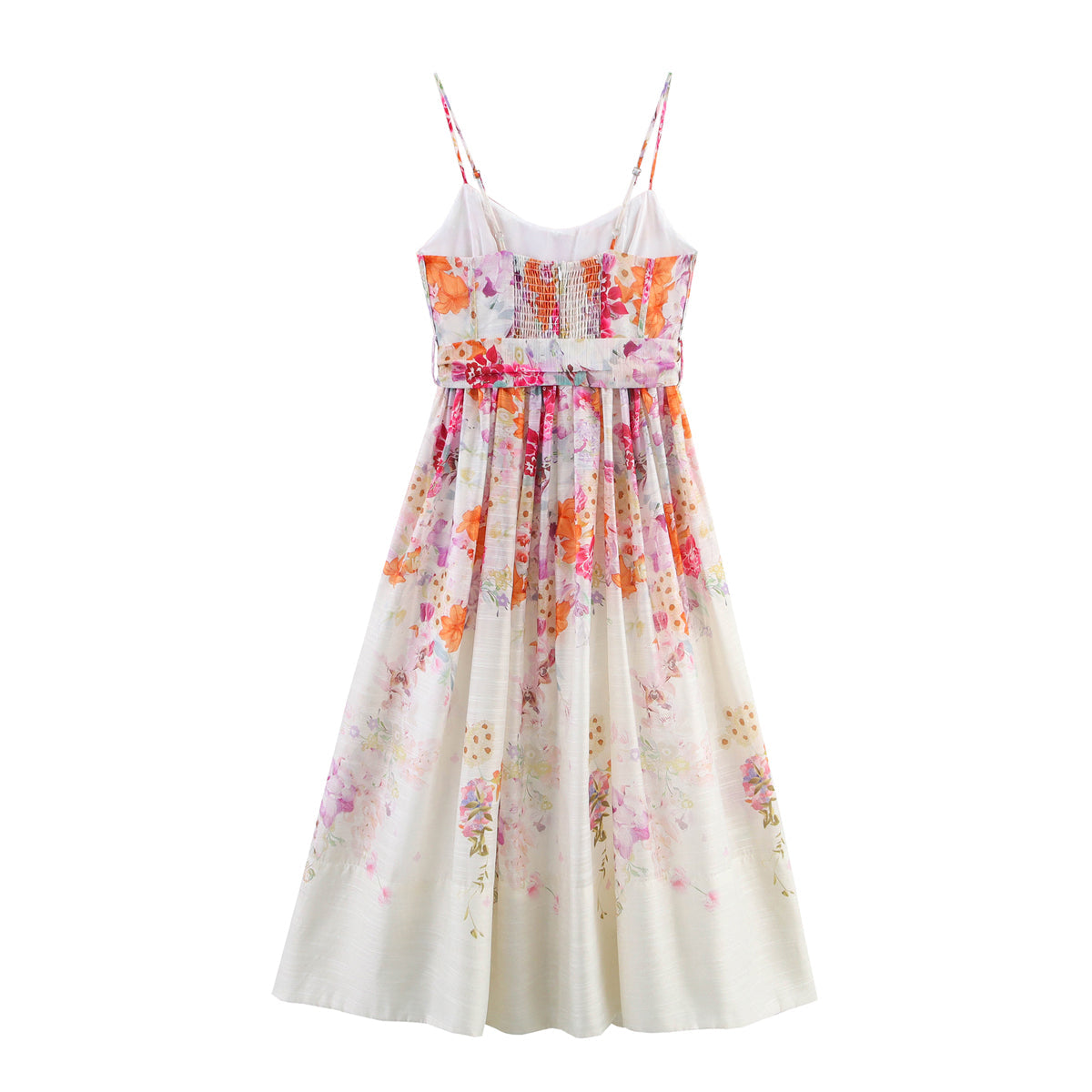 Summer Women Clothing Special Interest Positioning Printing Organza Sling Dress