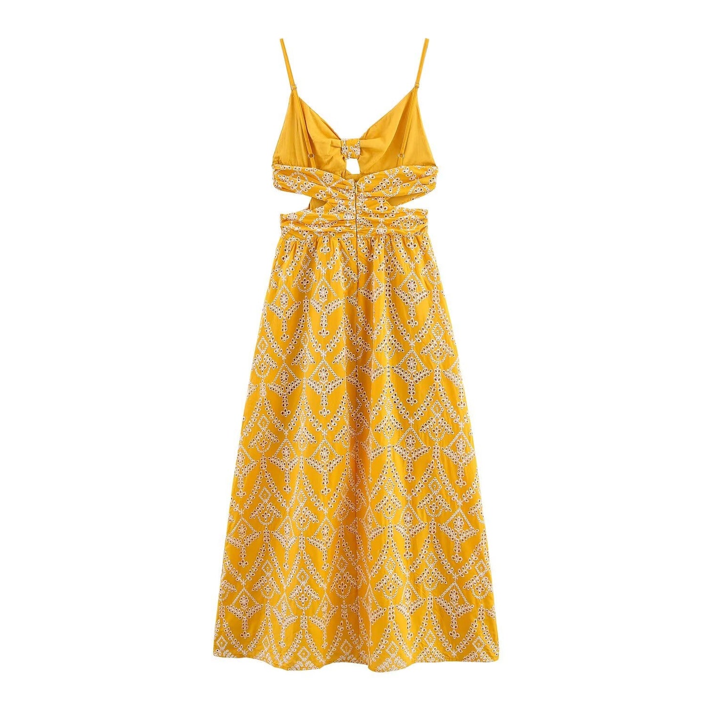 Autumn Women Clothing French Minority Design Embroidery Midi Dress