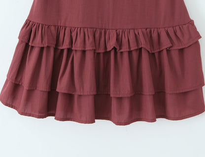 Sexy Halter Tiered Dress Women Summer Sexy Deep V Plunge neck Waist Controlled Slimming