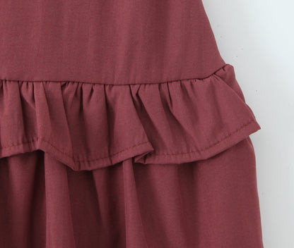 Sexy Halter Tiered Dress Women Summer Sexy Deep V Plunge neck Waist Controlled Slimming