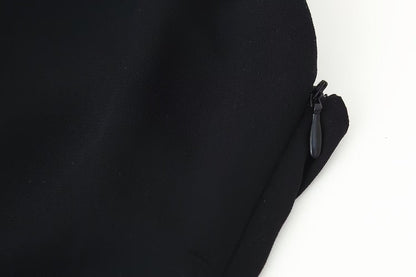 Summer Women Clothing Laminated Decoration Hanging Collar Maxi Dress Women