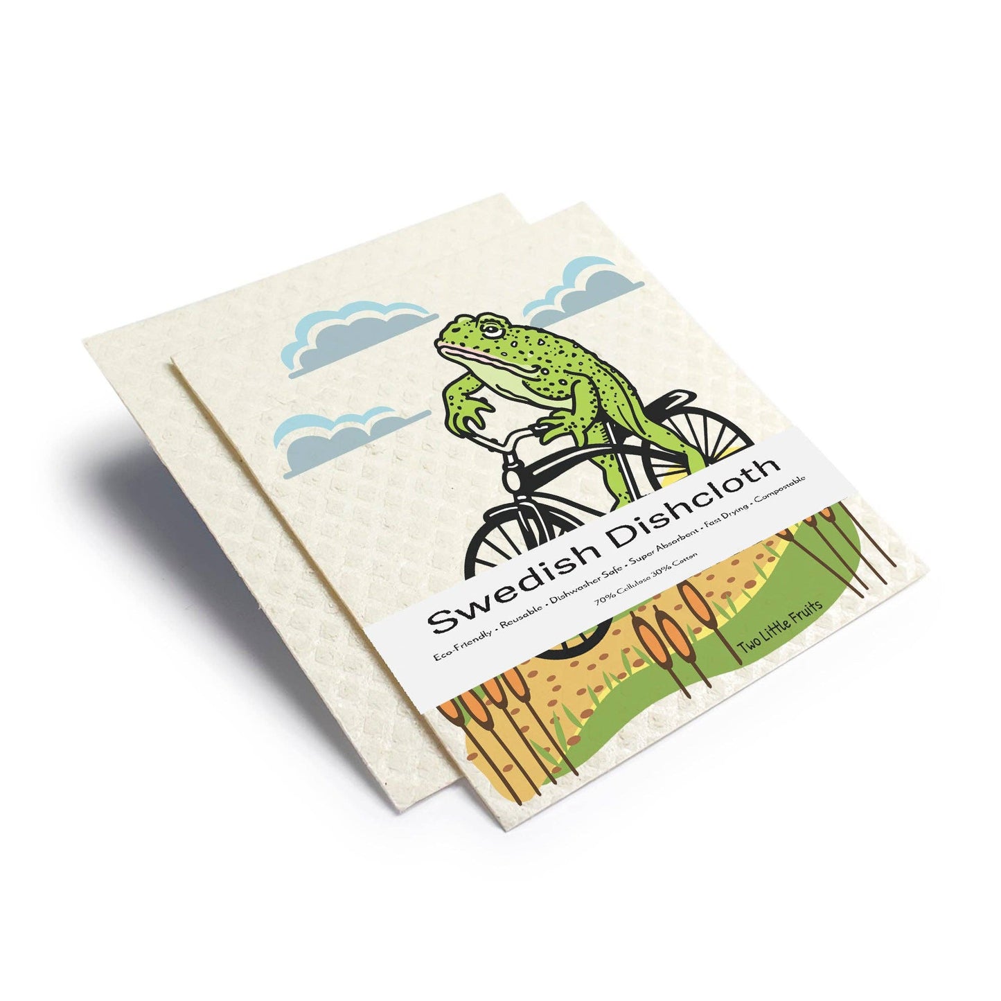 Frog Swedish Dishcloth