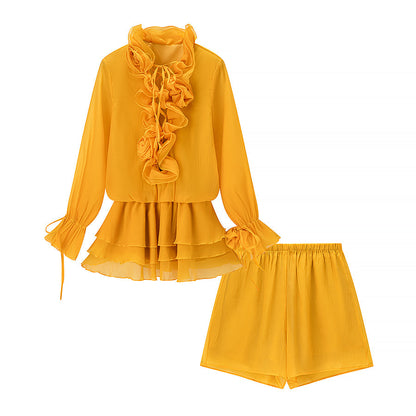 Women Floral Skirt Set