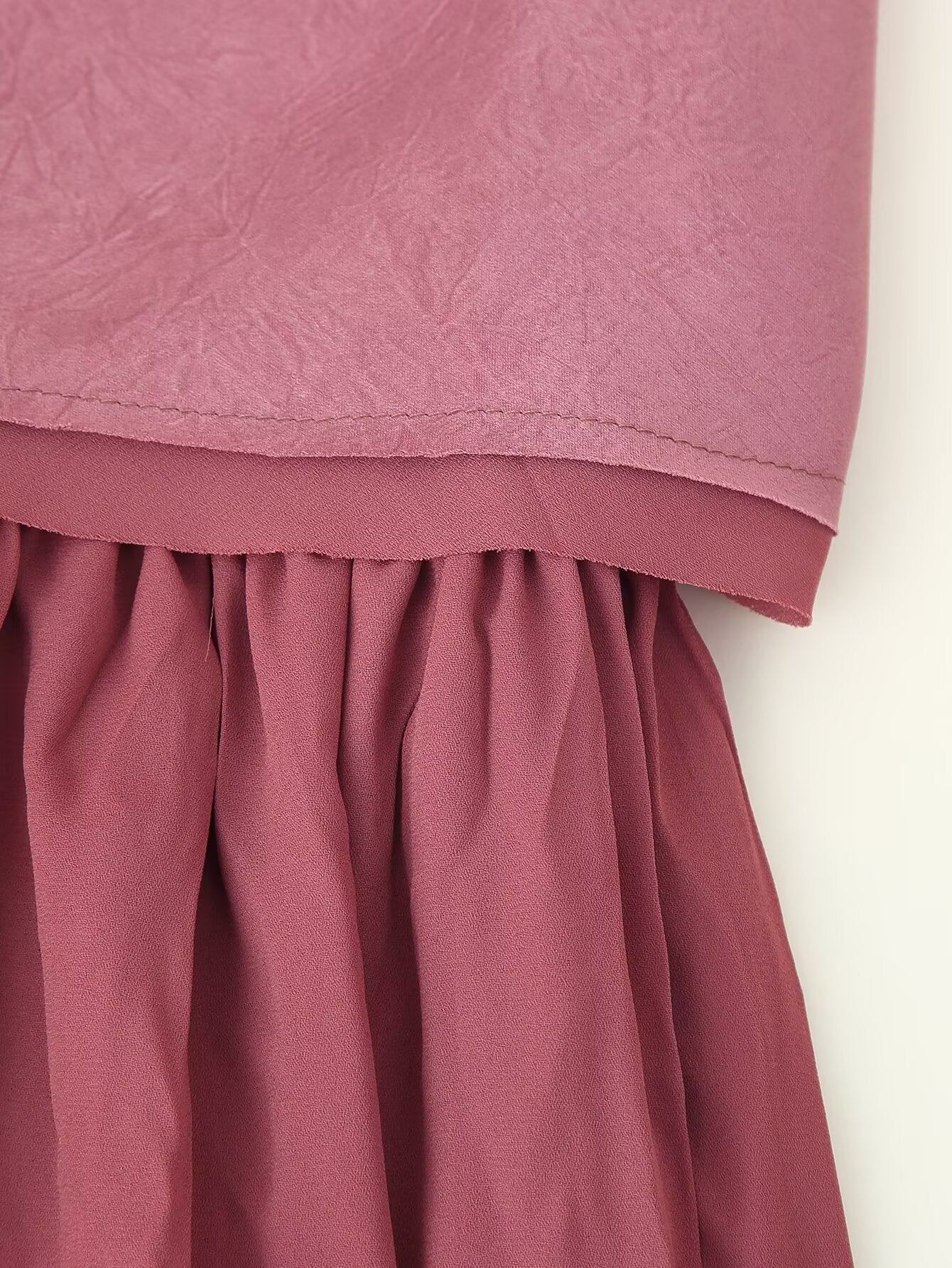 Women Summer Sleeveless Pleated Stitching Midi Dress