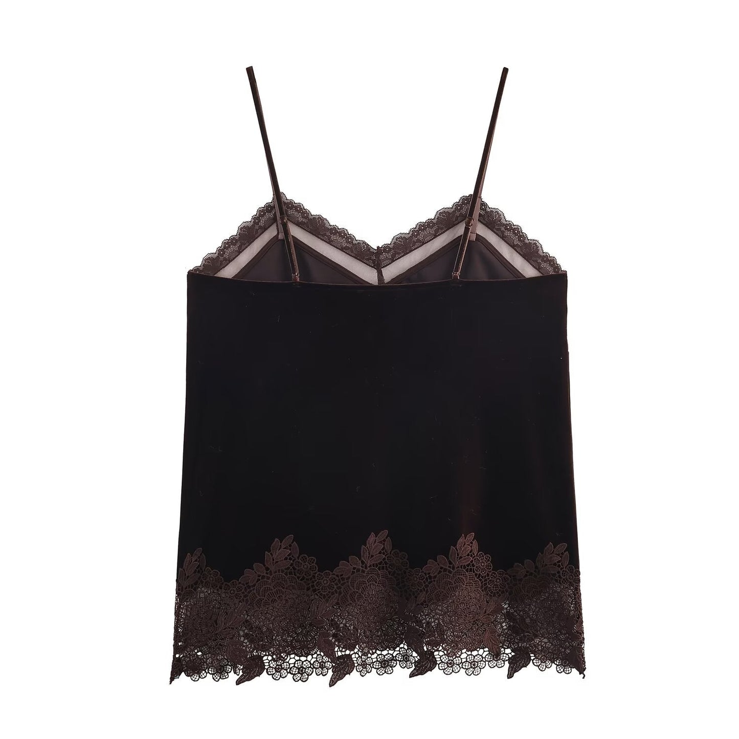 Women Clothing Winter Sexy Lace Velvet Underwear Top