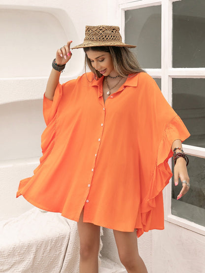 Women Casual Vacation Long-Sleeved Shirt