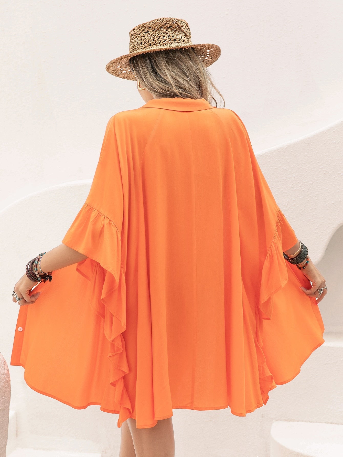 Women Casual Vacation Long-Sleeved Shirt