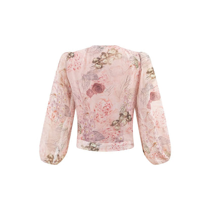 Winter Sexy Cross V Shaped Lace up Waist Controlled Vacation Casual Printed Shirt