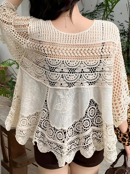 Women Summer Vacation V Neck Top