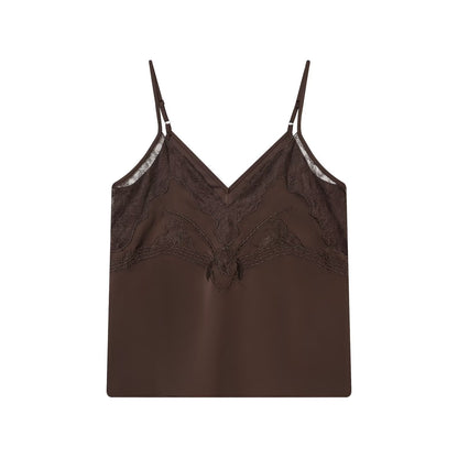Women Clothing Spring Sexy Lace Underwear Strap Top