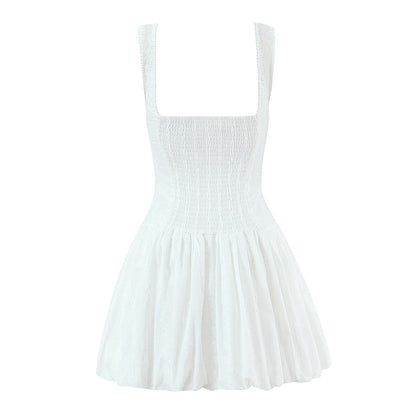 Lace Sling Women Waist Tight Design Slimming Pure Sexy Bud Short Dress
