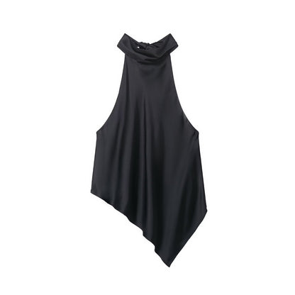 Winter Show Design Minority All Match Women Halterneck Vest Top